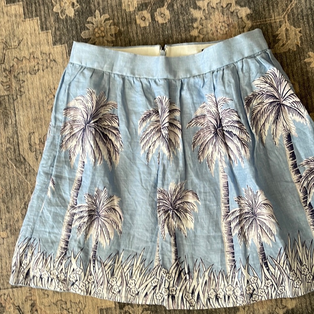 J Crew Linen Skirt size 2